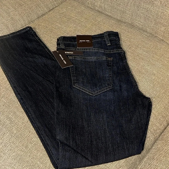 NWT Michael Kors Men’s Jeans Parker Slim Fit Stretch Weston 34/32 MSRP $98 - Picture 3 of 8